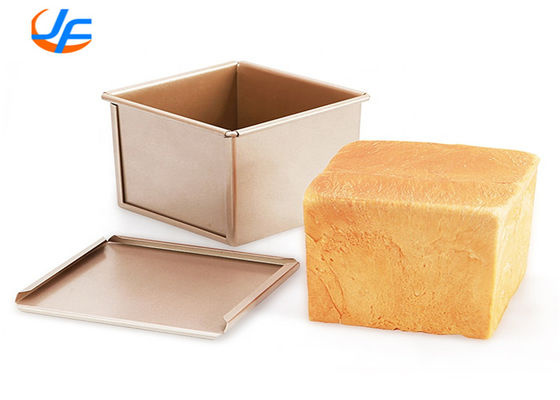 RK Bakeware China Foodservice NSF Antiaderente Mini Pullman Loaf Pan Square Totast Pane Pa
