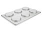 RK Bakeware China Foodservice NSF Teglia antiaderente commerciale in acciaio alluminato per muffin e cupcake
