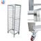I vassoi di RK Bakeware China-32 raddoppiano lo scaffale bollente Oven Rack Baking Tray Trolley/304 del carrello del pane di acciaio inossidabile