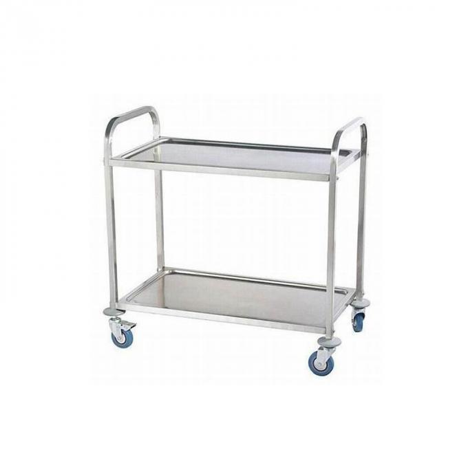 Stainless Steel Knocked-Down Commercial Kitchen Cart Hotel Hospital Food Trolley