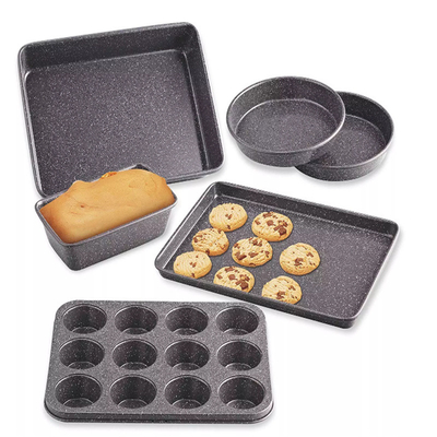 RK Bakeware China Foodservice NSF Set da 6 teglie antiaderenti per torte/biscotti/muffin/pagnotta