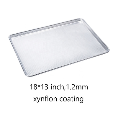 Vassoio di rivestimento in alluminio da 13 * 18 pollici da 1,2 mm padella antiaderente padella per carne vassoio caldo