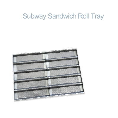 Rk Bakeware China Foodservice Vassoio per sandwich Subway Sub Roll in alluminio smaltato personalizzato