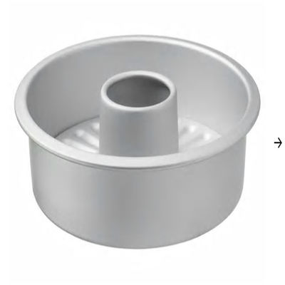 RK Bakeware China Foodservice NSF Tortiera in alluminio a forma di camino Tortiera in alluminio Angel Cake Pan