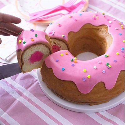 RK Bakeware China Foodservice NSF Tortiera in alluminio a forma di camino Tortiera in alluminio Angel Cake Pan