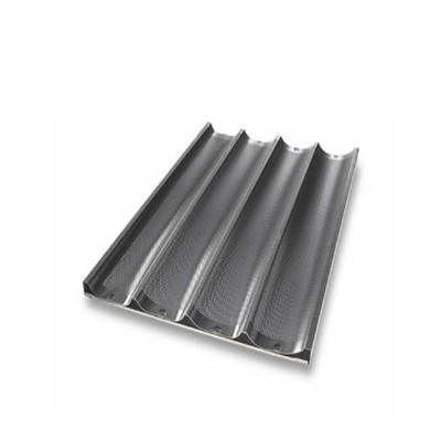 RK Bakeware China Foodservice NSF 800X600 Vassoio per baguette con canale di rivestimento Durashield