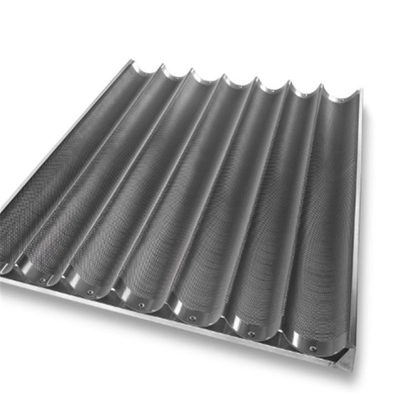 RK Bakeware China Foodservice NSF 800X600 Vassoio per baguette con canale di rivestimento Durashield