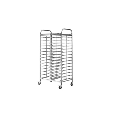 RK Bakeware China Foodservice NSF Carrello portavassoi mobile abbattuto in acciaio inossidabile