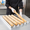 RK Bakeware China Foodservice NSF Teglia da forno per baguette in alluminio smaltato a 10 scomparti