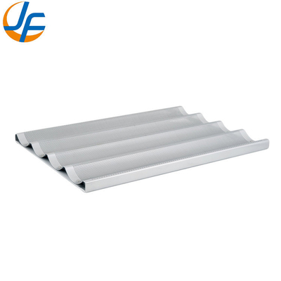 Vassoio per baguette in alluminio da 5 pagnotte Rk Bakeware China / Teglia per pane francese