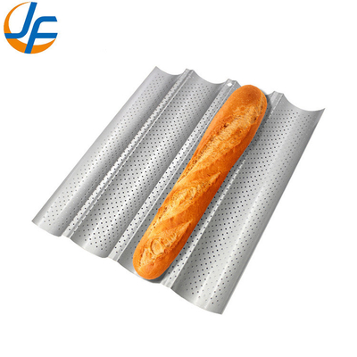 Rk Bakeware China-49053 5 Pagnotte antiaderenti 600*400 Vassoio per baguette Uni-Lock in alluminio / Teglia per pane francese