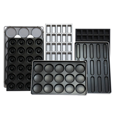 Rk Bakeware China-1200*800 Teglia per baguette in alluminio antiaderente per linea Mecatherm Baguette