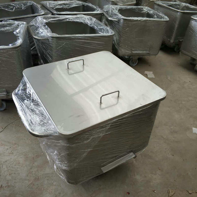 Carrelli per la lavorazione della carne da macellaio in lamiera d'acciaio inox Jf