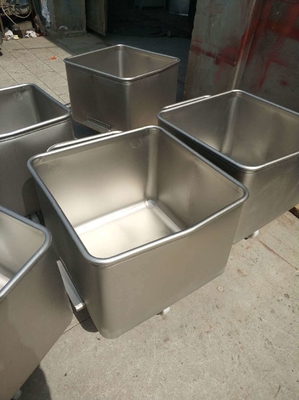 Carrelli per la lavorazione della carne da macellaio in lamiera d'acciaio inox Jf