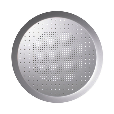 RK Bakeware China Foodservice NSF Teglie per pizza croccanti perforate in alluminio anodizzato duro per Pizza Hut