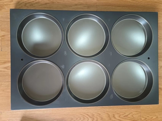 RK Bakeware China Foodservice NSF Teglia da forno per pizza in alluminio anodizzato duro per prodotti da forno industriali