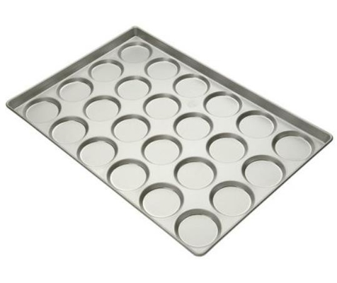 Rk Bakeware China Foodservice 902495 4 file di 6 Hamburger Bun Muffin Top Pan