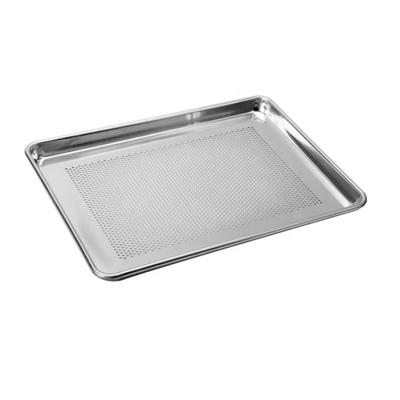 18 '' * 13 '' * 1 '' 1,2 mm Teglia da forno perforata inferiore per hamburger o hamburger o teglia per hot dog Teglia per pane in alluminio