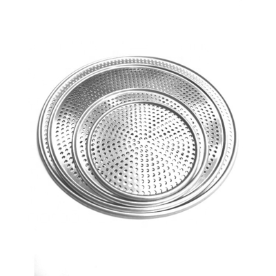 Teglia per pizza perforata in alluminio tondo da 16 pollici teglia per pizza perforata teglia per panetteria o bar o ristorante
