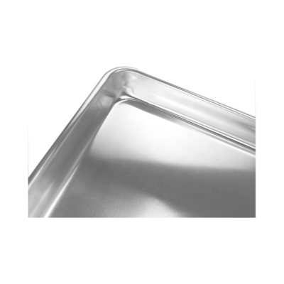 commerciale 13 '' * 9 '' * 1 '' 0,8 mm rettangolo teglia da forno per hamburger o hamburger o panino per hot dog teglia per pane in alluminio