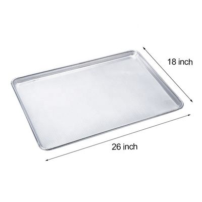 26 &quot;* 18&quot; * 1 &quot;1,2 mm Vassoio per pane da forno completamente perforato per hamburger o hamburger o teglia per hot dog Teglia per pane in alluminio