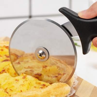 Rotella tagliapizza in acciaio inossidabile da 10 cm con impugnatura in PP