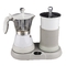 Fornello automatico 2 in 1 per cappuccino espresso con set regalo per montalatte Set per caffettiera elettrica e montalatte