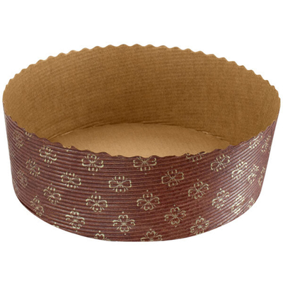 Panettone alto bollente di carta 5 Oz della muffa di microonda