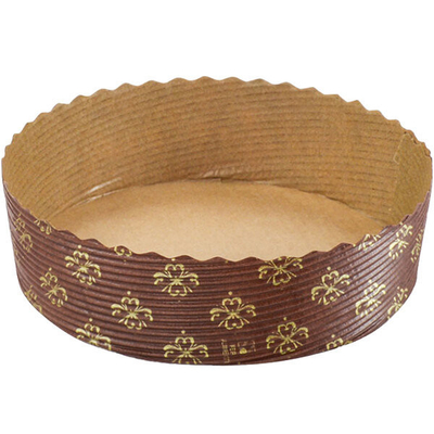 Panettone alto bollente di carta 5 Oz della muffa di microonda