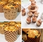 Fodere bollenti del muffin del bigné di Rk Bakeware della tazza del dolce enorme di carta kraft