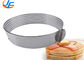 RK Bakeware China Foodservice NSF Stampo per torta in alluminio, anello per torta circolare con taglierina per mousse