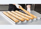 Teglie da forno per baguette in alluminio antiaderente RK Bakeware Teglia da forno per pane francese perforata