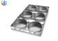 RK Bakeware China Foodservice Chicago Metallic Slicone Smaltato Rotondo Angolo Torta/Torta di Formaggio Teglia Antiaderente