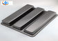 RK Bakeware China Foodservice NSF Telfon Coat Padelle in alluminio Pullman Padella a tre tazze Padella Trisagna in rame