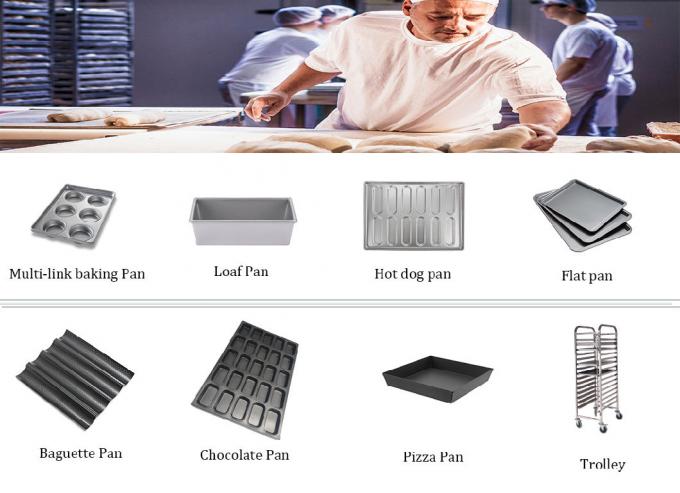 Rk Bakeware China Manufacturer-6 Strap Glazed Aluminized Steel Bread Loaf Pan/Sandwich Loaf Pan/Jumbo Loaf Pan