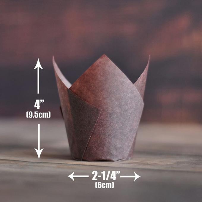 Fodera bollente di carta Tulip Baking Cup del muffin della fodera del bigné di Rk Bakeware Cina