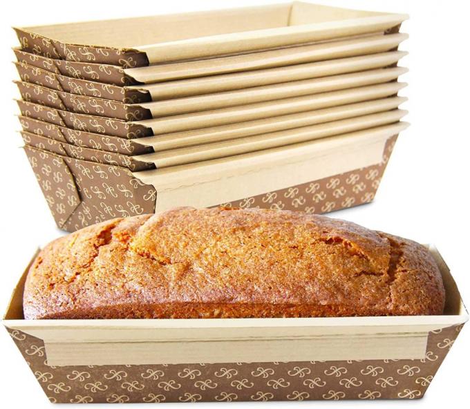 Microonda Oven Disposable Paper Baking Loaf Pan Paper Baking Loaf Mold di Rk Bakeware Cina